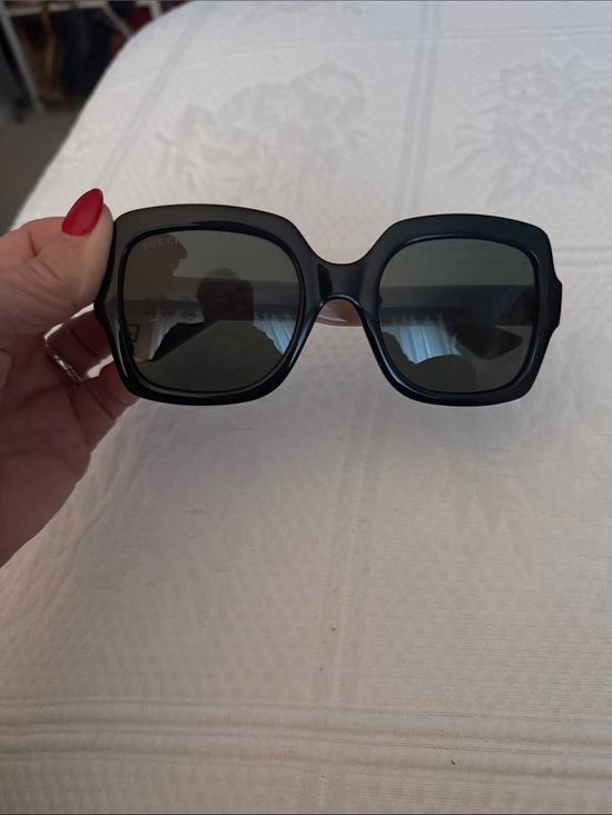 Gucci Black Oversized Square Women\'s Sunglasses